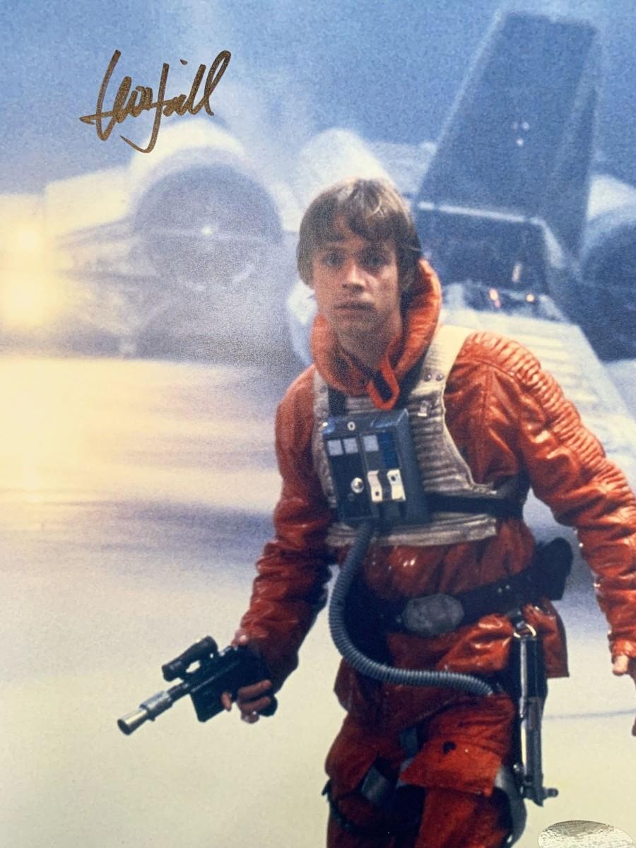 HWC Trading Mark Hamill A4 Signed Autograph Star Wars Printed Image