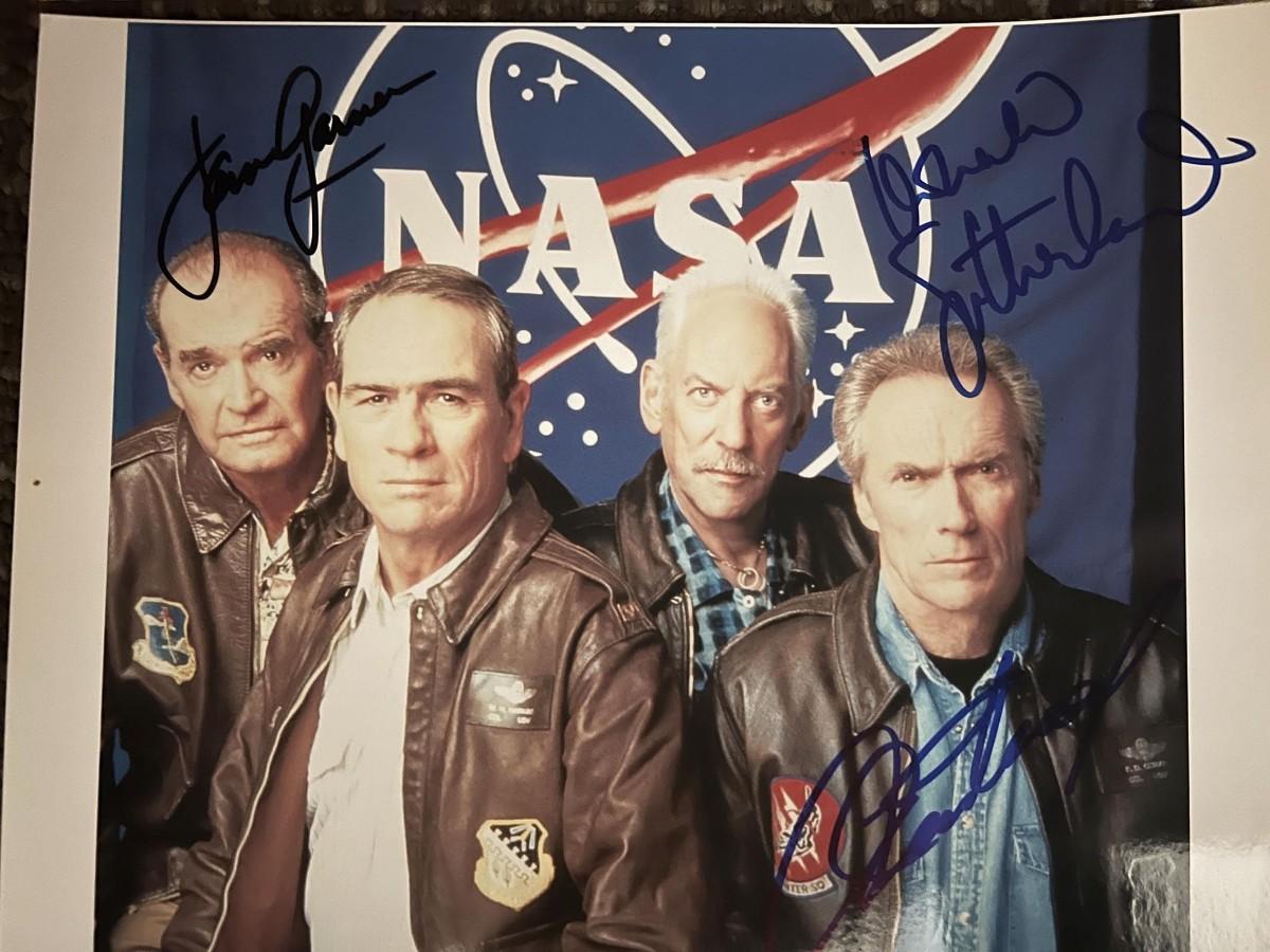 Space Cowboys cast signed movie photo | EstateSales.org