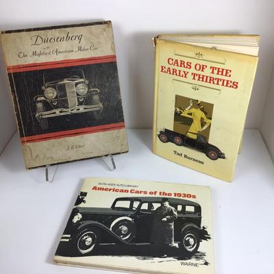 108 Duesenberg & Books of the Cars of 1930â€™s