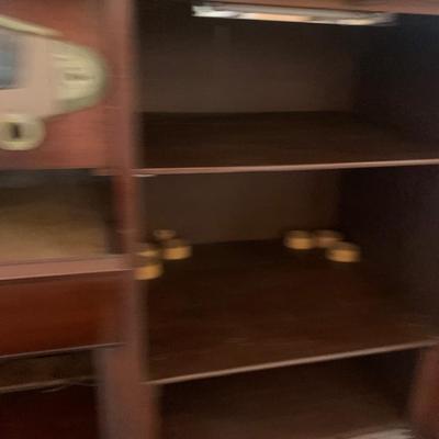 1950's Zenith wood cabinet 45"L 42"H 23.5"depth