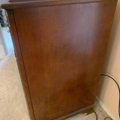 1950's Zenith wood cabinet 45"L 42"H 23.5"depth
