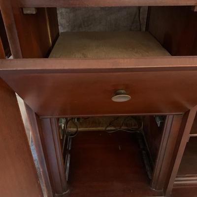 1950's Zenith wood cabinet 45"L 42"H 23.5"depth