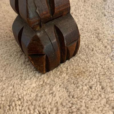 Clawfoot accent chair, original batting & coil, 39"H 23"W 19"seat depth