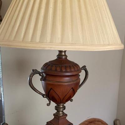 Metal table lamp 30"H
