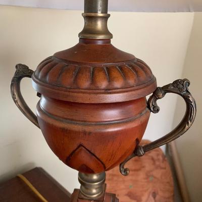 Metal table lamp 30"H