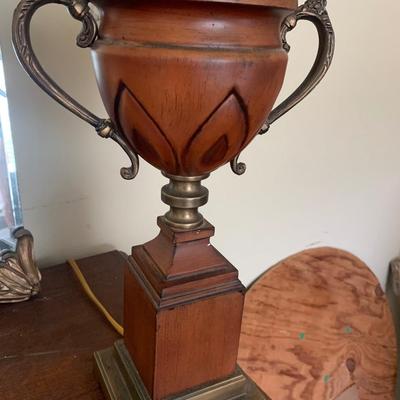 Metal table lamp 30"H