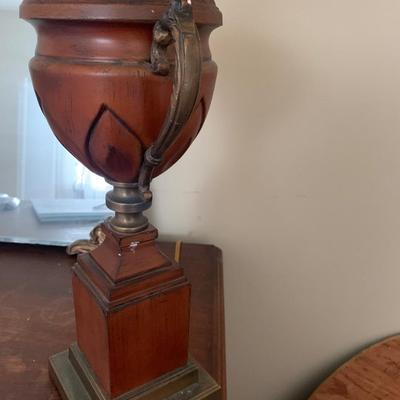Metal table lamp 30"H