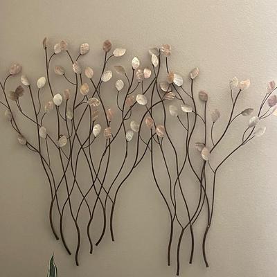 Unusual Brutalist Tree Wall Sculpture