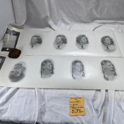 66" Black and White photo test rolls