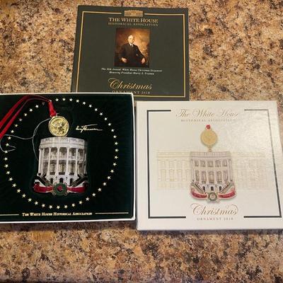 The White House Christmas Ornaments 2007-2022