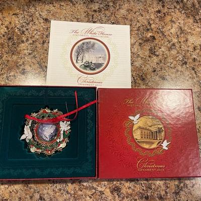 The White House Christmas Ornaments 2007-2022