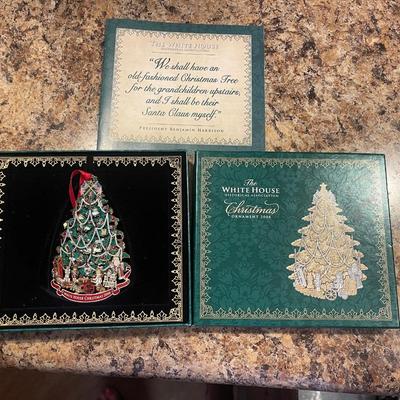 The White House Christmas Ornaments 2007-2022