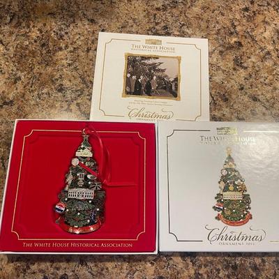 The White House Christmas Ornaments 2007-2022