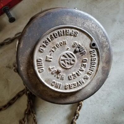 Robbin & Myers Spur Geared Hoist