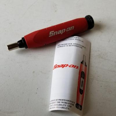 Snap On Adjustable Torque Screwdriver