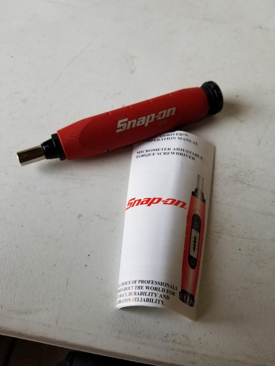 Snap On Adjustable Torque Screwdriver