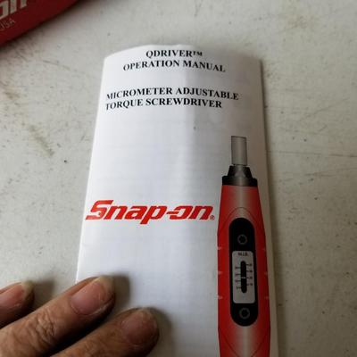 Snap On Adjustable Torque Screwdriver