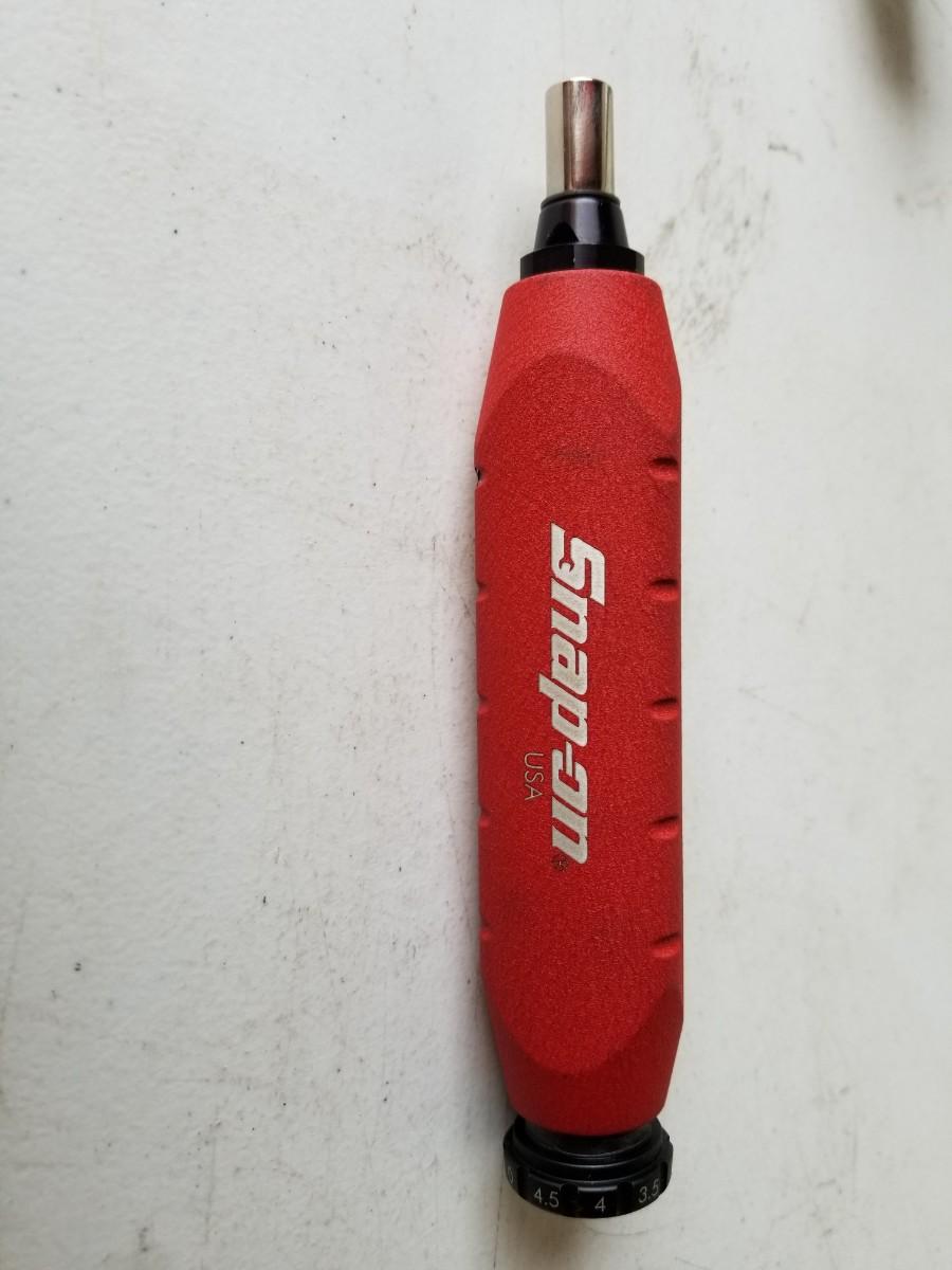 Snap On Adjustable Torque Screwdriver