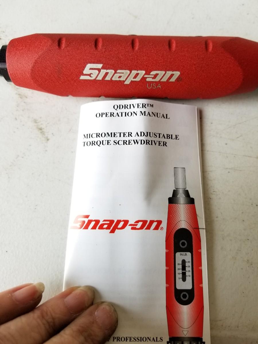 Snap On Adjustable Torque Screwdriver