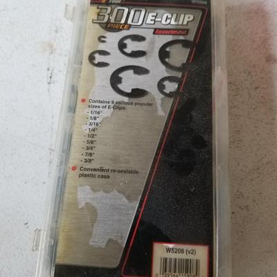 Clips, Washers and O Rings