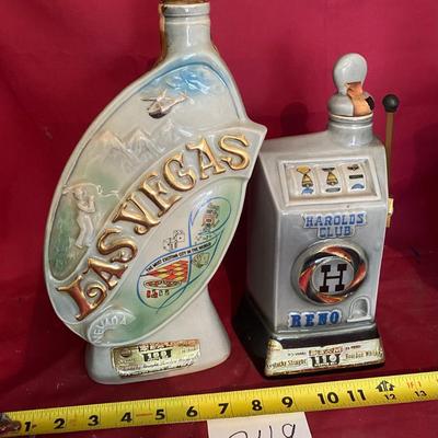 Las Vegas and Reno Decanters