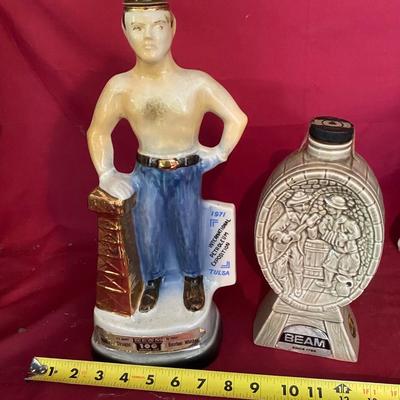 Jim Beam Tulsa Oilman Decanter