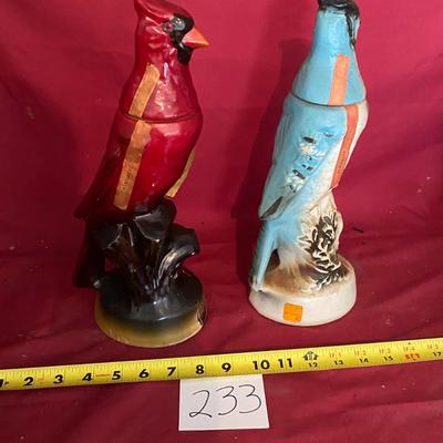 Jim Beam Bird Decanters