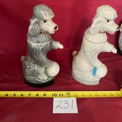 Jim Beam Dog Decanters