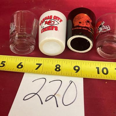 KC Chief Shot Glasses