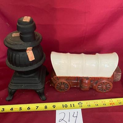 Stove and Wagon Decanters