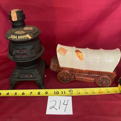Stove and Wagon Decanters