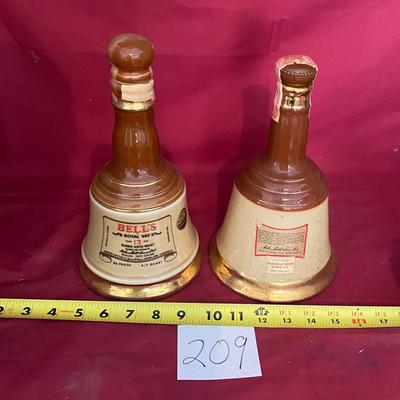 Vintage Bellâ€™s Decanters