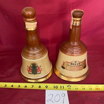 Vintage Bellâ€™s Decanters