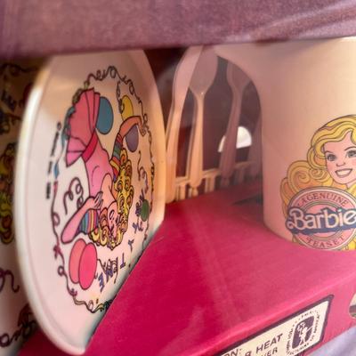 1990s Plastic BARBIE tea set