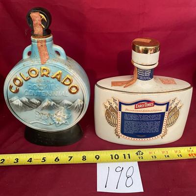 Kansas and Colorado Decanters