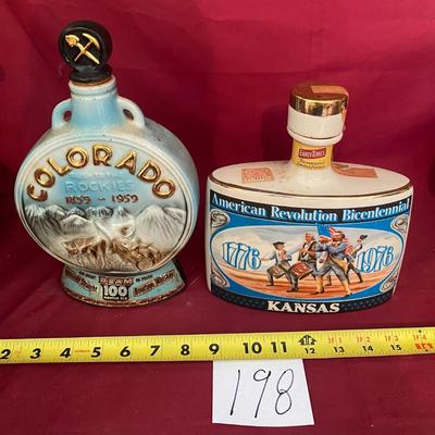 Kansas and Colorado Decanters