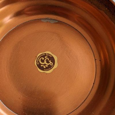 Vintage Coppercraft Guild Canister Set, Bowl, Roll of Copper Foil