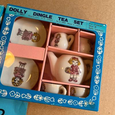 Two Sets of Dolly Dingle Tea Sets