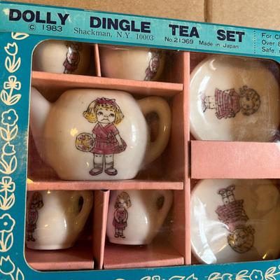 Two Sets of Dolly Dingle Tea Sets