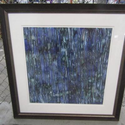 Blue Theme Framed Art (#2)