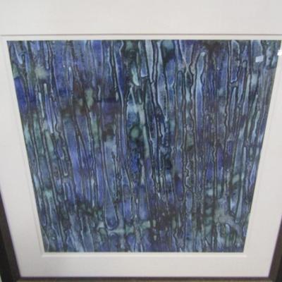 Blue Theme Framed Art (#2)
