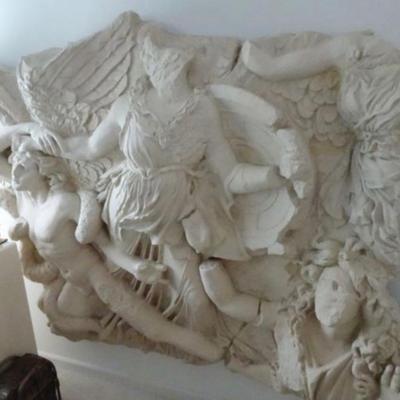 LOT 678  Temple of Zeus 3 Dimensional wall sculpture