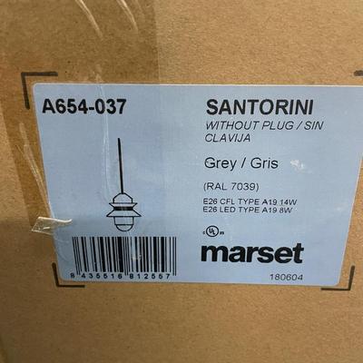 LOT 681:  MARSET BRAND SANTORINI OUT DOOR LIGHT GRAY