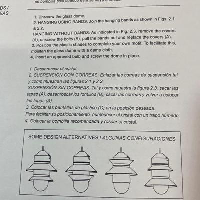 LOT 688:  MARSET BRAND SANTORINI OUTDOOR LIGHT (WHITE)