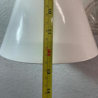 LOT 690: TROY LIGHTING FIXTURE MADE IN CALIFORNIA (WHITE)