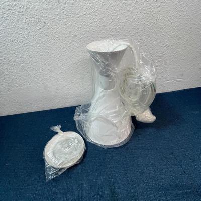 LOT 692: TROY LIGHTING FIXTURE MADE IN CALIFORNIA (WHITE)