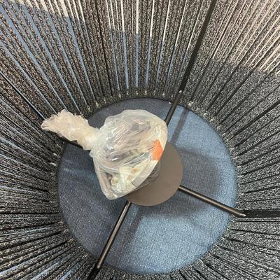 LOT 693:  OUTDOOR LIGHT FIXTURE CORDED SHADE