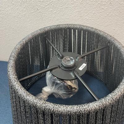 LOT 693:  OUTDOOR LIGHT FIXTURE CORDED SHADE
