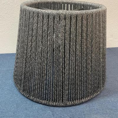 LOT 693:  OUTDOOR LIGHT FIXTURE CORDED SHADE