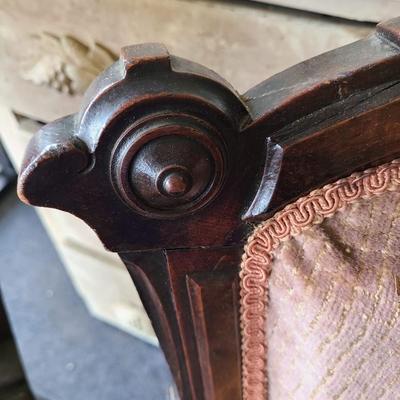 CHOICE of 2 Victorian Walnut Chairs with Casters on Front legs